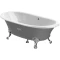 Чугунная ванна 170x85 см с противоскользящим покрытием Roca Newcast Gray 233650000 - 1