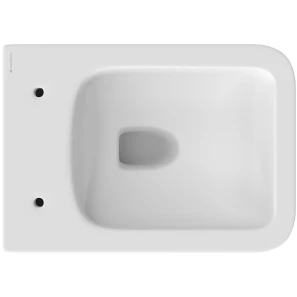 Изображение товара унитаз подвесной aqueduto macio mac0120 безободковый, с сиденьем микролифт, белый матовый