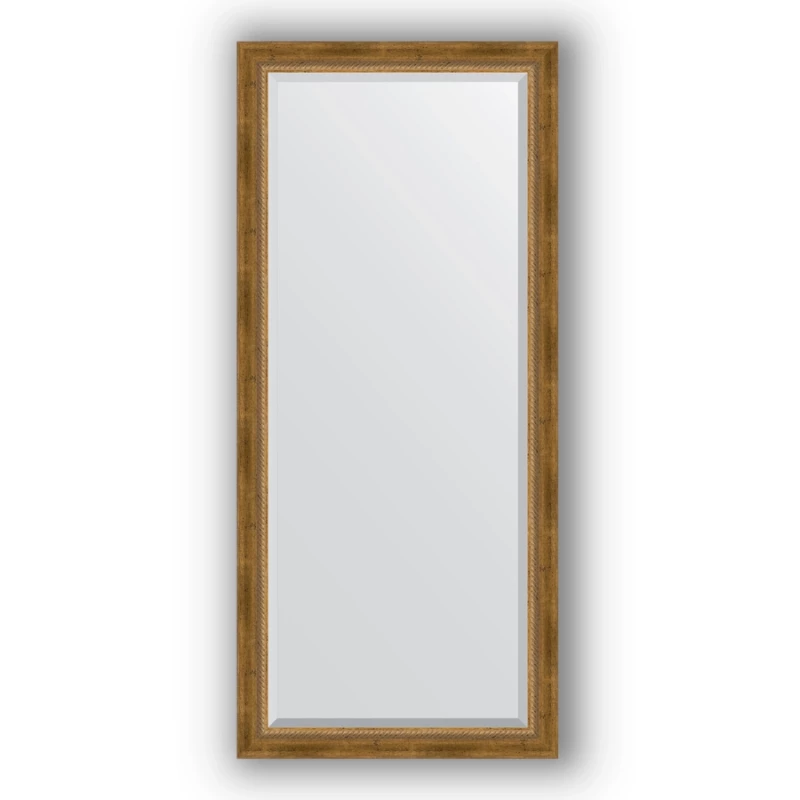 Зеркало 73x163 см состаренное бронза с плетением Evoform Exclusive BY 3588