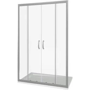 Изображение товара душевая дверь 160 см good door infinity wtw-td-160-c-ch прозрачное