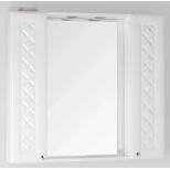 Изображение товара зеркальный шкаф 90x86 см белый глянец style line канна лс-00000167