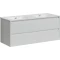 Комплект мебели белый глянец 121 см Sancos Libra LB120-2W + CN7004 + Z1200 - 3
