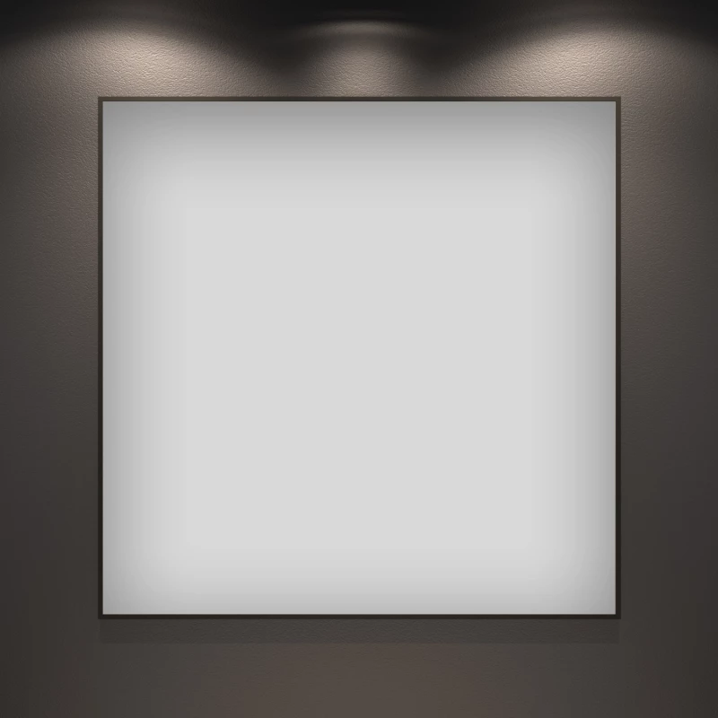Зеркало 80x80 см черный матовый Wellsee 7 Rays’ Spectrum 172200330