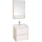 Комплект мебели белый глянец/дуб верона 55 см Акватон Сканди 1A251701SDB20 + 1WH501620 + 1A252102SDB20 - 3