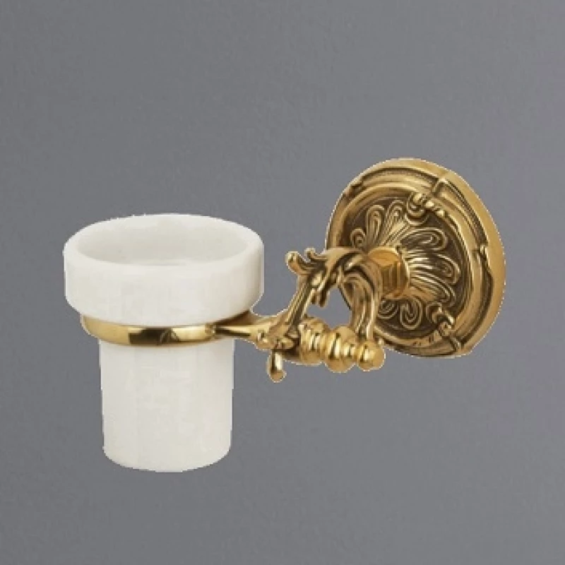 Стакан с держателем античное золото Art&Max Barocco AM-1787-Do-Ant