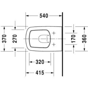 Изображение товара подвесной унитаз с сиденьем микролифт duravit durastyle 45520900a1