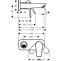 Встраиваемый смеситель для раковины-чаши Hansgrohe Talis E 71732000 - 2