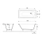 Чугунная ванна 180x80 см Delice Continental DLR230627-AS - 2