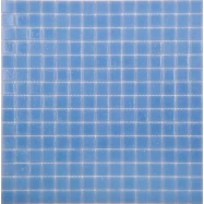 Стеклянная плитка мозаика AG04 стекло св.синий (бумага)(2,0*2,0*4) 32,7*32,7