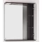 Зеркальный шкаф 65x83 см венге/белый глянец Style Line Панда Стиль ЛС-00000089 - 2