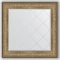 Зеркало 90x90 см виньетка античная бронза Evoform Exclusive-G BY 4339 - 1