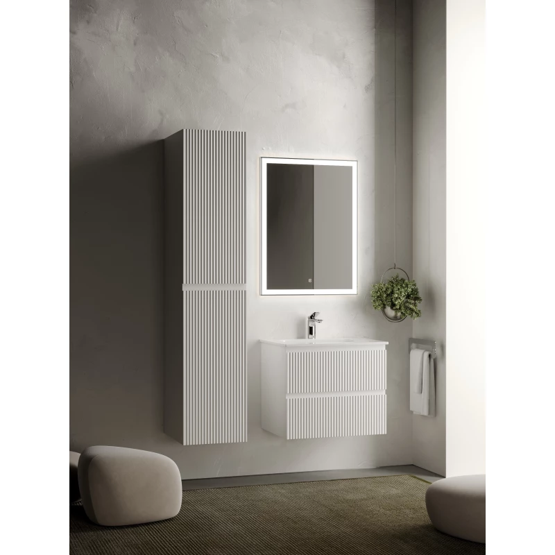 Комплект мебели белый матовый 61 см Sancos Snob R SNR60W + CN7011 + CI600
