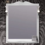 Зеркало 80x103,5 см белый матовый Opadiris Клио/Брунелла