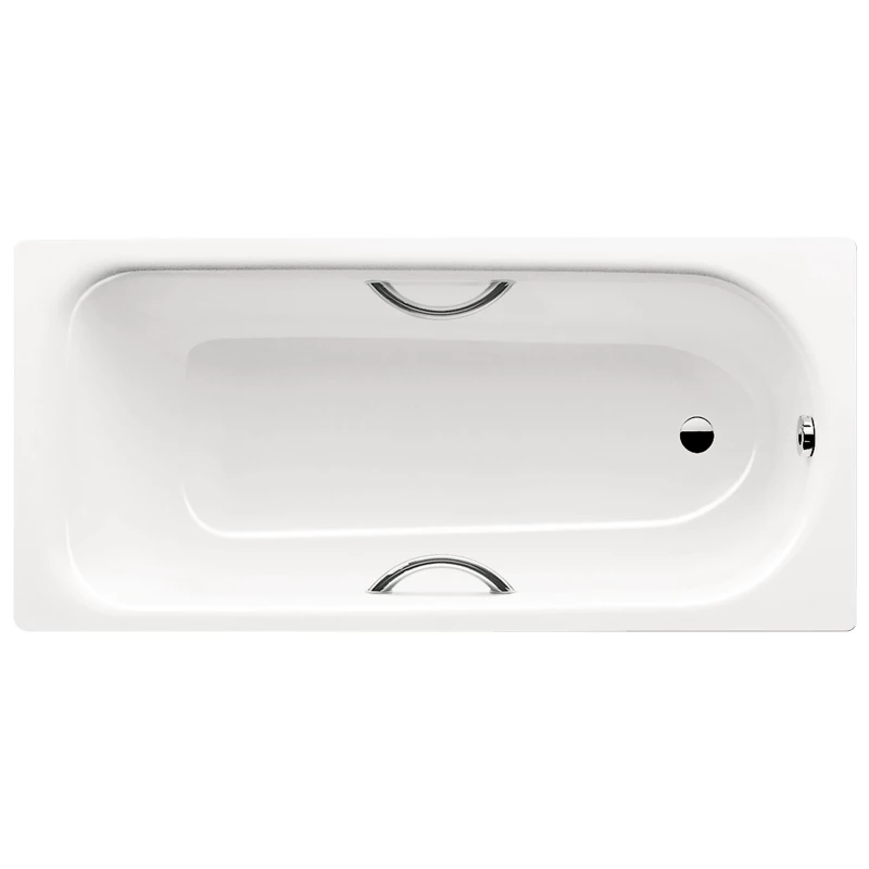 Стальная ванна 180x80 см Kaldewei Saniform Plus Star 337 с покрытием Anti-Slip и Easy-Clean