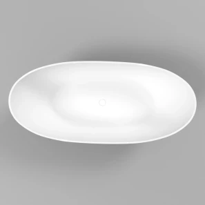Изображение товара ванна из литьевого мрамора 165x75 см whitecross ruby 0202.165075.20100