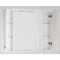 Зеркальный шкаф 100x83 см белый глянец Style Line Ирис ЛС-00000175 - 2