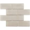 Керамическая плитка мозаика PQ73150-05 керамика глянцевая (7,3*15) 31,5*31,0 сетка