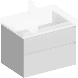 Изображение товара тумба белый матовый 67,8 см kerama marazzi cubo cub.70.2\wht.m