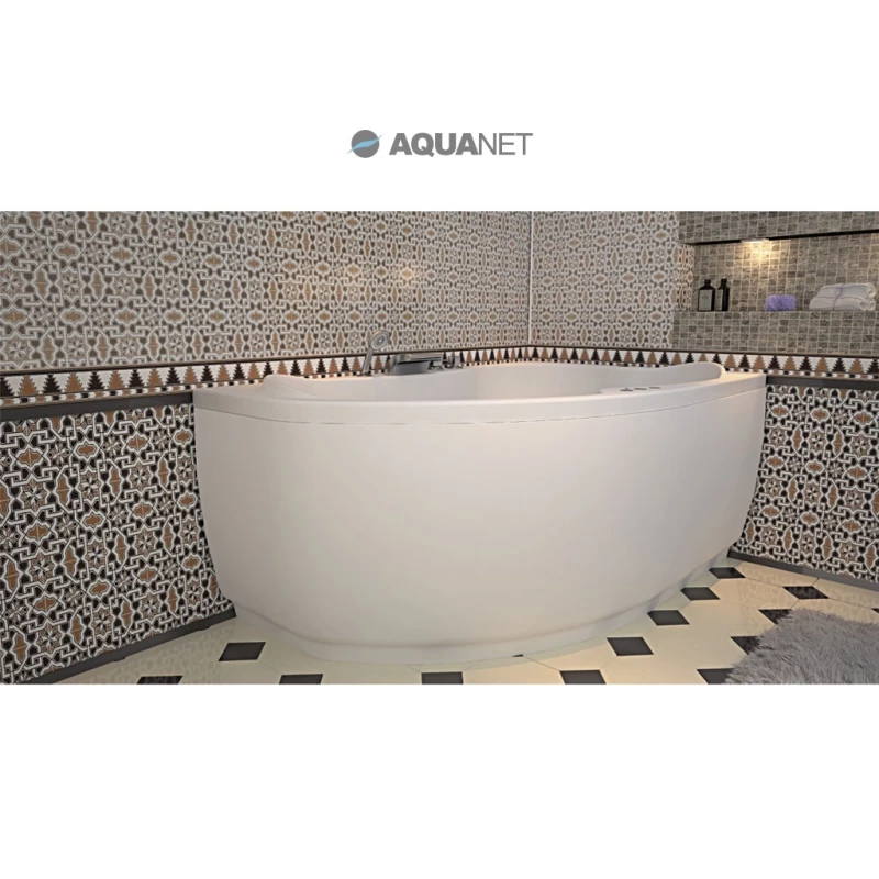 Акриловая ванна 169x109,4 см правая Aquanet Capri 00205387