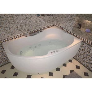 Изображение товара акриловая ванна 169x109,4 см правая aquanet capri 00205387