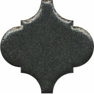 Декор Kerama Marazzi Арабески котто металл 6,5x6,5 черный