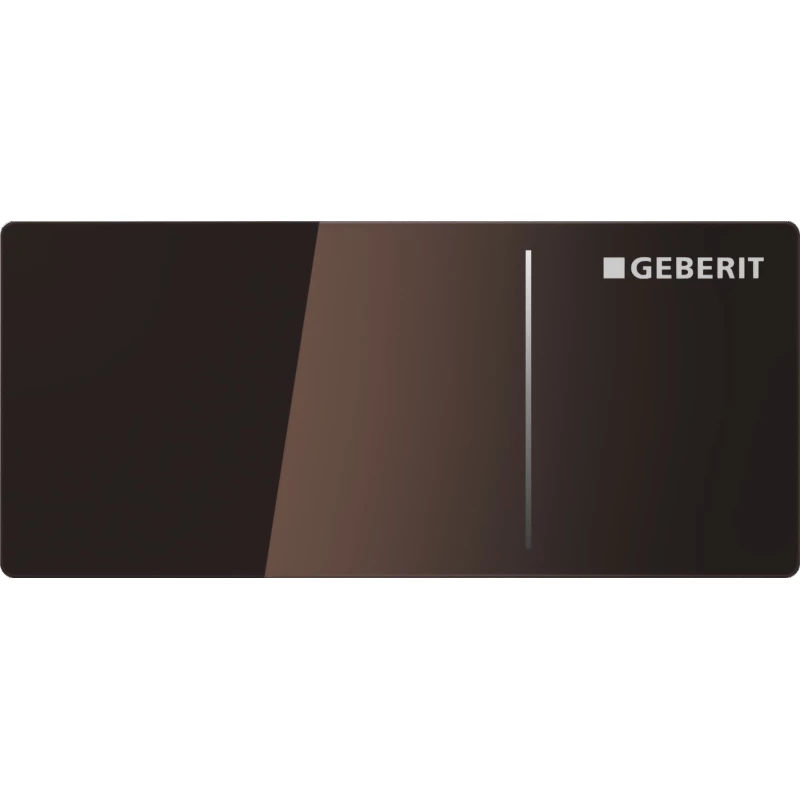 Дистанционная клавиша смыва Geberit Sigma 70 стекло цвета умбры, для бачков Sigma 8 см 115.635.SQ.1
