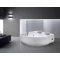 Акриловая гидромассажная ванна 175x160 см Black & White Galaxy 5005000 - 11