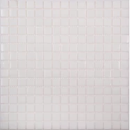 Стеклянная плитка мозаика  AP02 стекло  белый (бумага) (2,0*2,0*4) 32,7*32,7