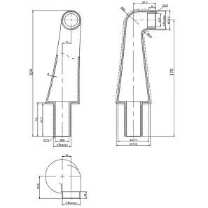 Изображение товара крепеж для вертикального монтажа смесителя (пара) lemark lm8558cr