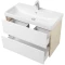 Комплект мебели белый глянец/дуб верона 90 см Акватон Сканди 1A251901SDB20 + 1WH501629 + 1A252302SDB20 - 5