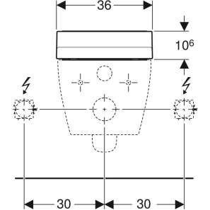 Изображение товара электронная крышка-биде для унитаза с микролифтом geberit aquaclean tuma comfort 146.274.fw.1
