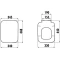 Комплект подвесной унитаз Creavit Sphinx SP320-11CB00E-0000 + KC1803.01.0000E + система инсталляции Jacob Delafon E29025-NF + E29027-CP - 10