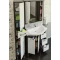 Зеркальный шкаф 81,2x76 см белый глянец/венге Санта Турин 103005 - 2