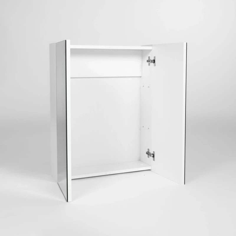 Зеркальный шкаф 55x70 см белый Viant Рим VRIM55-ZSH