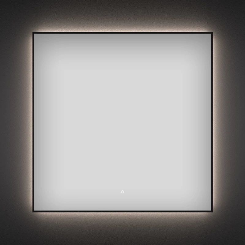 Зеркало 75x75 см черный матовый Wellsee 7 Rays’ Spectrum 172200380