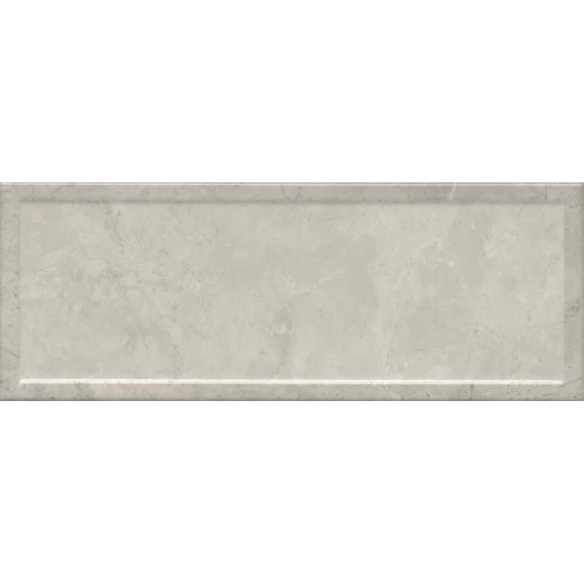 Настенная плитка Kerama Marazzi Монсанту панель серый светлый глянцевый 15x40x9,3 15148