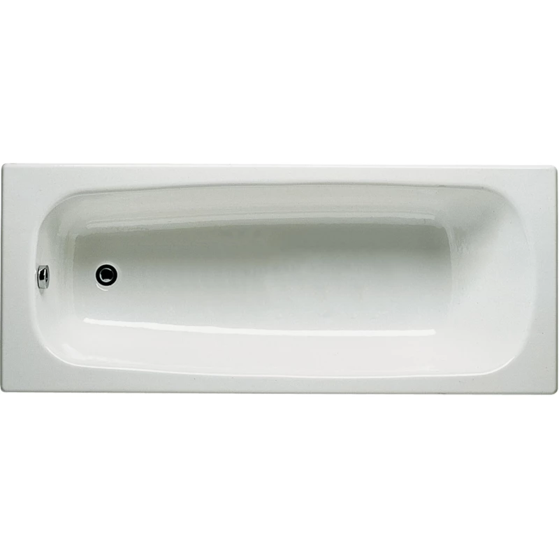 Чугунная ванна 120x70 см без противоскользящего покрытия Roca Continental 211506001