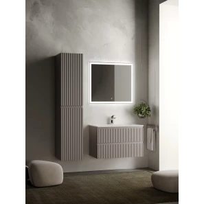 Изображение товара комплект мебели серый матовый 81 см sancos snob r snr80sm + cn7012 + ci800