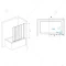 Шторка для ванны 120 см RGW SC-21 Screens 03112112-11 прозрачное - 3