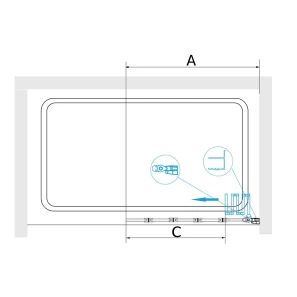 Изображение товара шторка для ванны 120 см rgw sc-21 screens 03112112-11 прозрачное