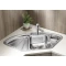 Кухонная мойка Blanco Delta-IF InFino зеркальная полированная сталь 523667 - 4