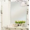 Зеркальный шкаф 70x72,8 см белый глянец L Sanflor Ксения H0000000117 - 1