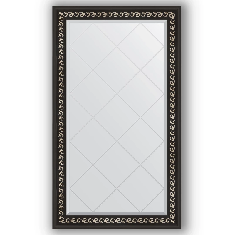 Зеркало 75x129 см черный ардеко Evoform Exclusive-G BY 4225