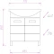 Комплект мебели белый глянец 71,5 см с бельевой корзиной Onika Балтика 107028 + 1WH207776 + 206701 - 4