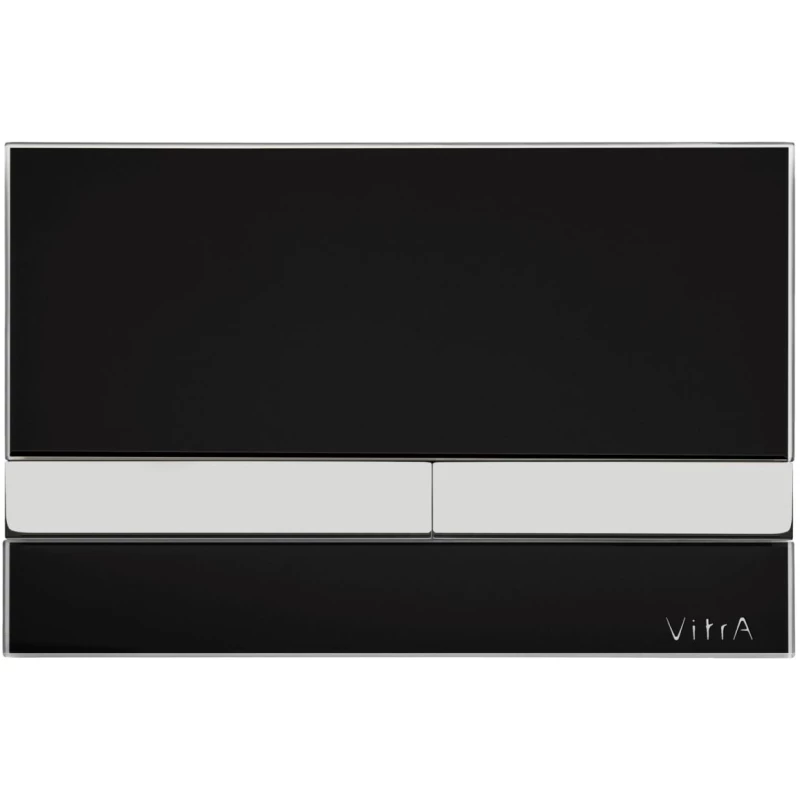 Смывная клавиша Vitra Select черный глянец/глянцевый хром 740-1101