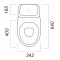 Унитаз-компакт косой выпуск с сиденьем микролифт Sanita Марс MRSSACC01030413 - 4