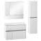 Зеркальный шкаф белый глянец 95,2x86,8 см Edelform Amata 2-809-00-S - 7