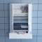 Шкаф подвесной белый глянец Санта Родос 406003 - 2