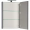 Зеркальный шкаф 60x85 см серый антрацит Aquanet Алвита 00183989 - 5