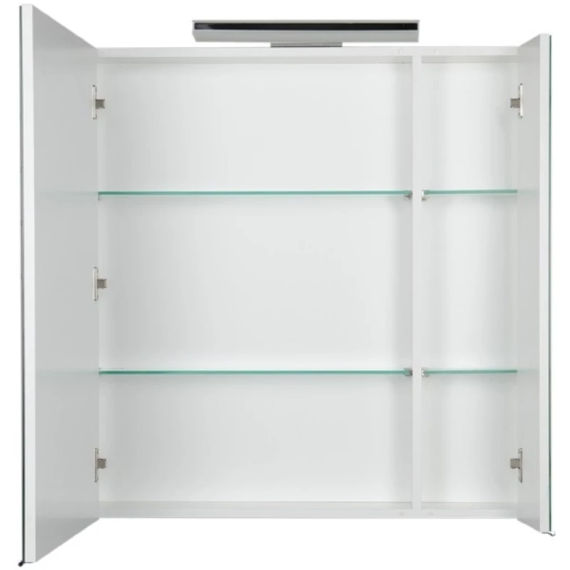 Зеркальный шкаф 83,6x85 см белый Aquanet Франка 00183045